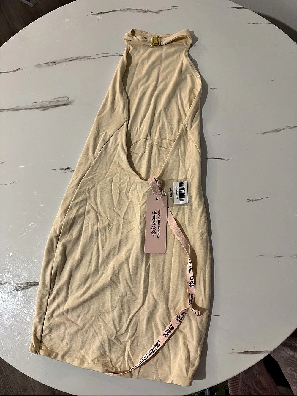 Oh Polly Cream Mini Dress Size 6 NWT